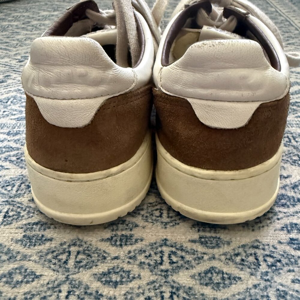Autry Medalist Low Sneaker White Leather/Tobacco Suede- 39 - Picture 6 of 11
